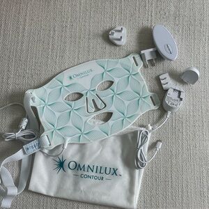 Omnilux Contour LED Face Mask - White and Green